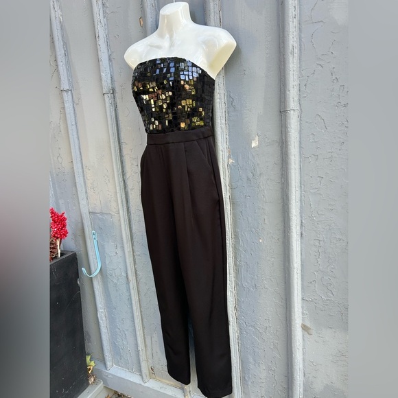 Alice + Olivia sequinned sleeveless jumpsuit, size 0 - Picture 4 of 11